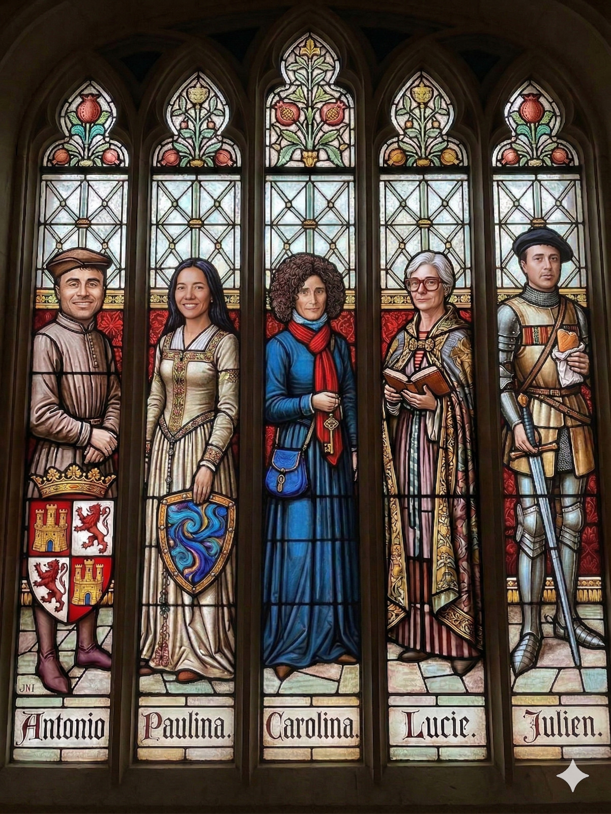 Illustration d'un voyageur découvrant des monuments historiques et religieux variés en Europe